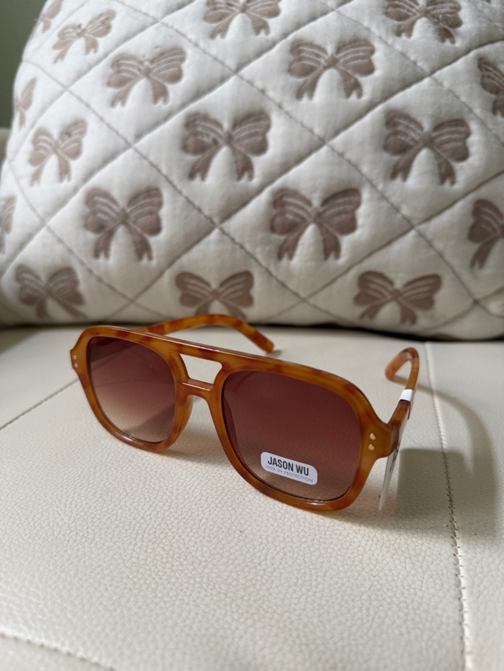Jason Wu Tortoiseshell Sunglasses - Amber Frame with Brown Lenses